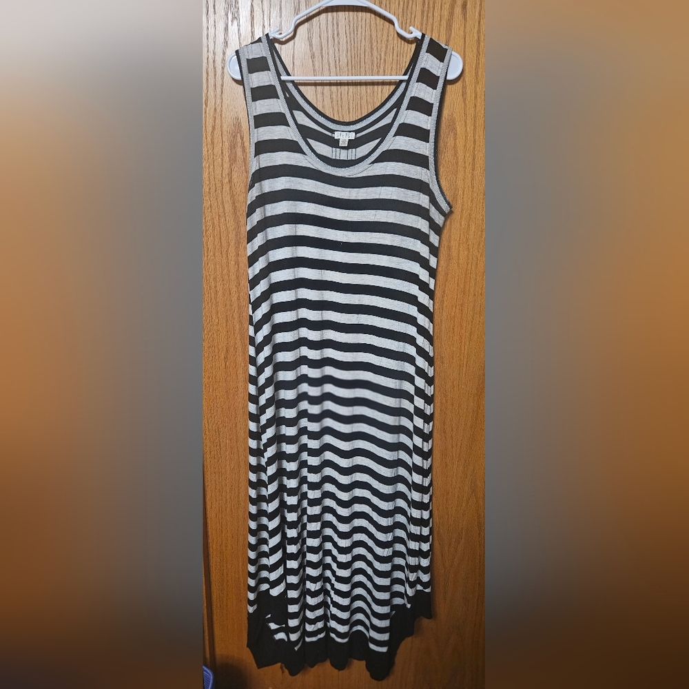 Spense Monochrome Striped Dress